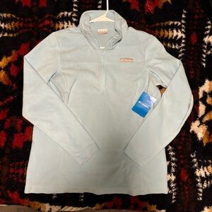 COLUMBIA fleece Half Zip Fleece women’s large